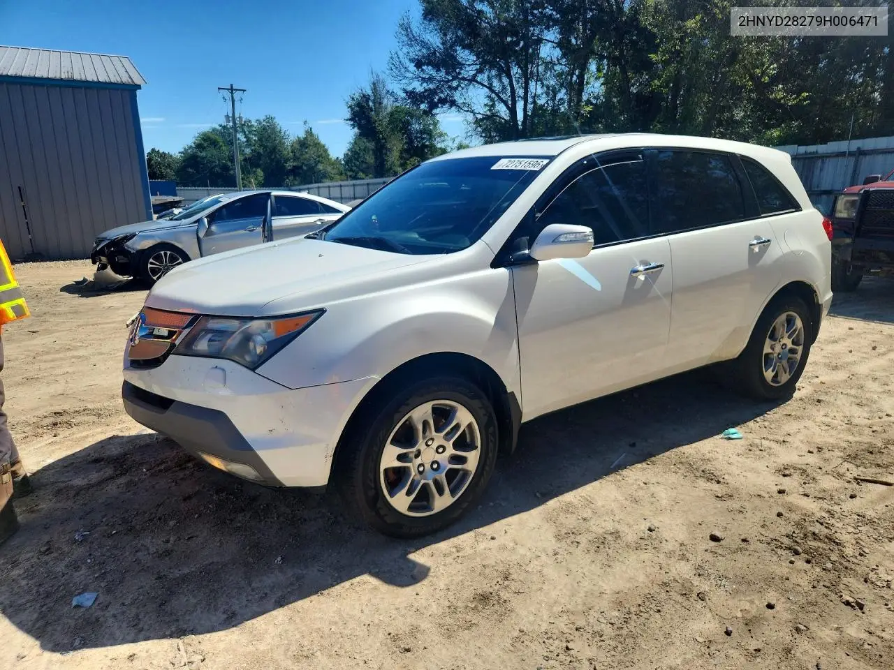 ACURA MDX 2009, VIN 2HNYD28279H006471