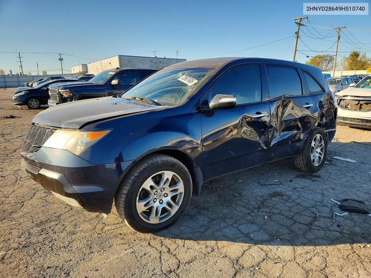 ACURA MDX 2009, VIN 2HNYD28649H510740