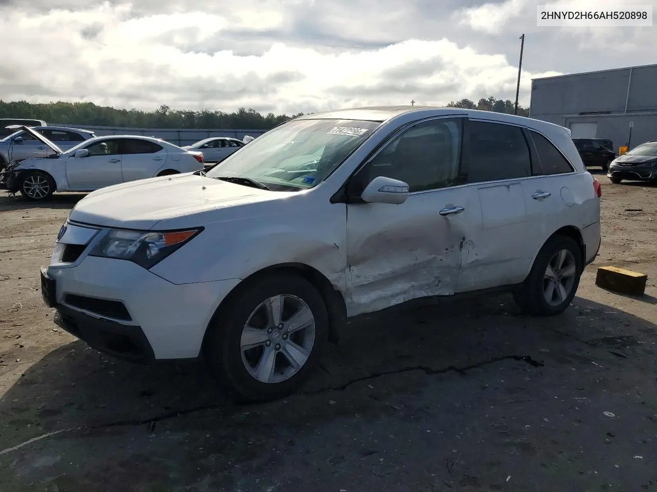 ACURA MDX 2010, VIN 2HNYD2H66AH520898