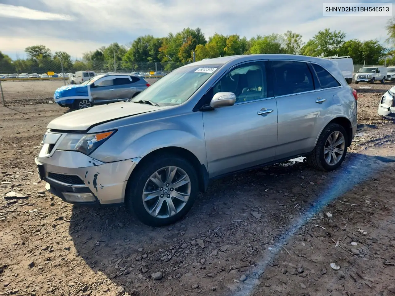 ACURA MDX 2011, VIN 2HNYD2H51BH546513