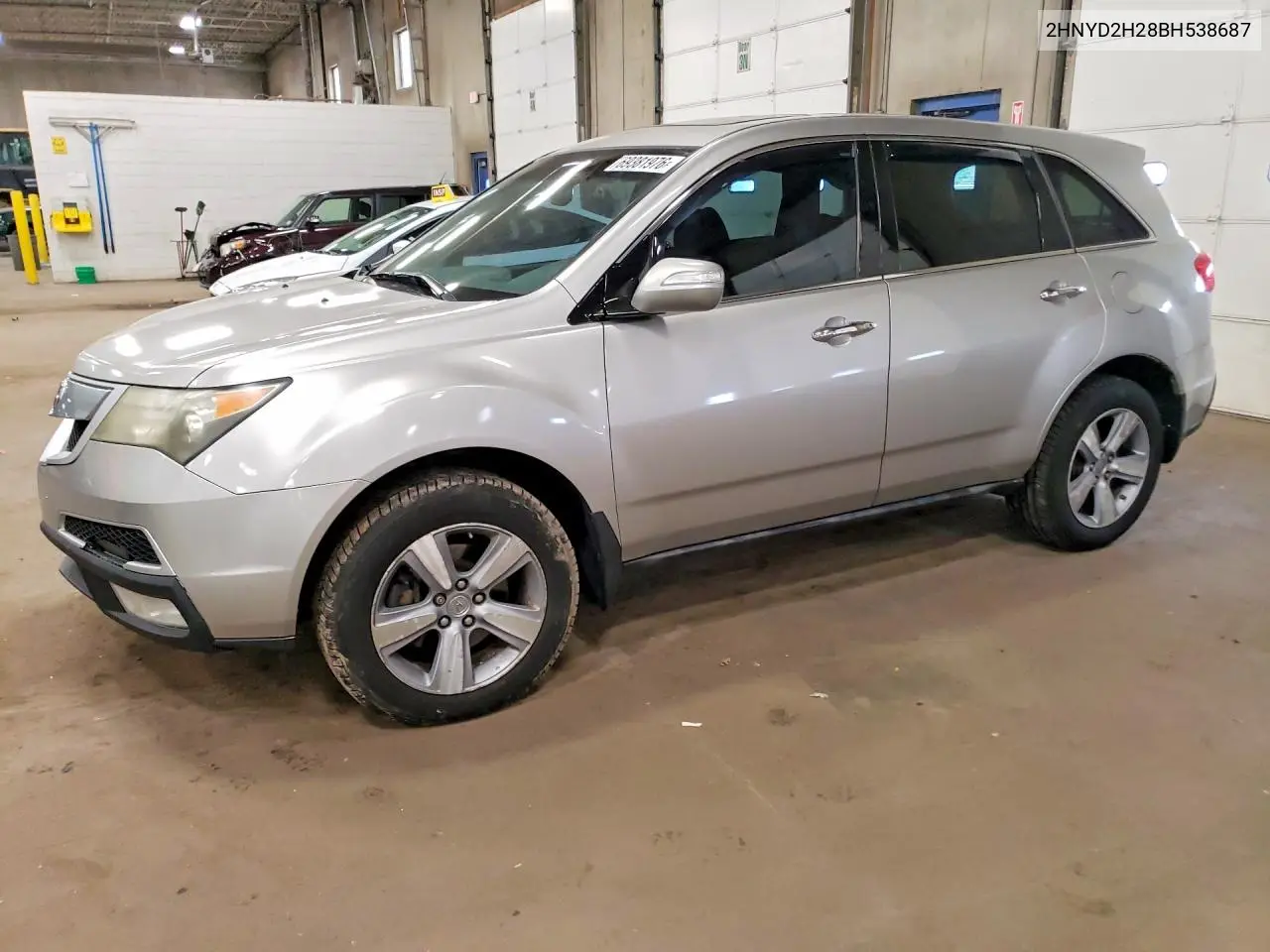 ACURA MDX 2011, VIN 2HNYD2H28BH538687