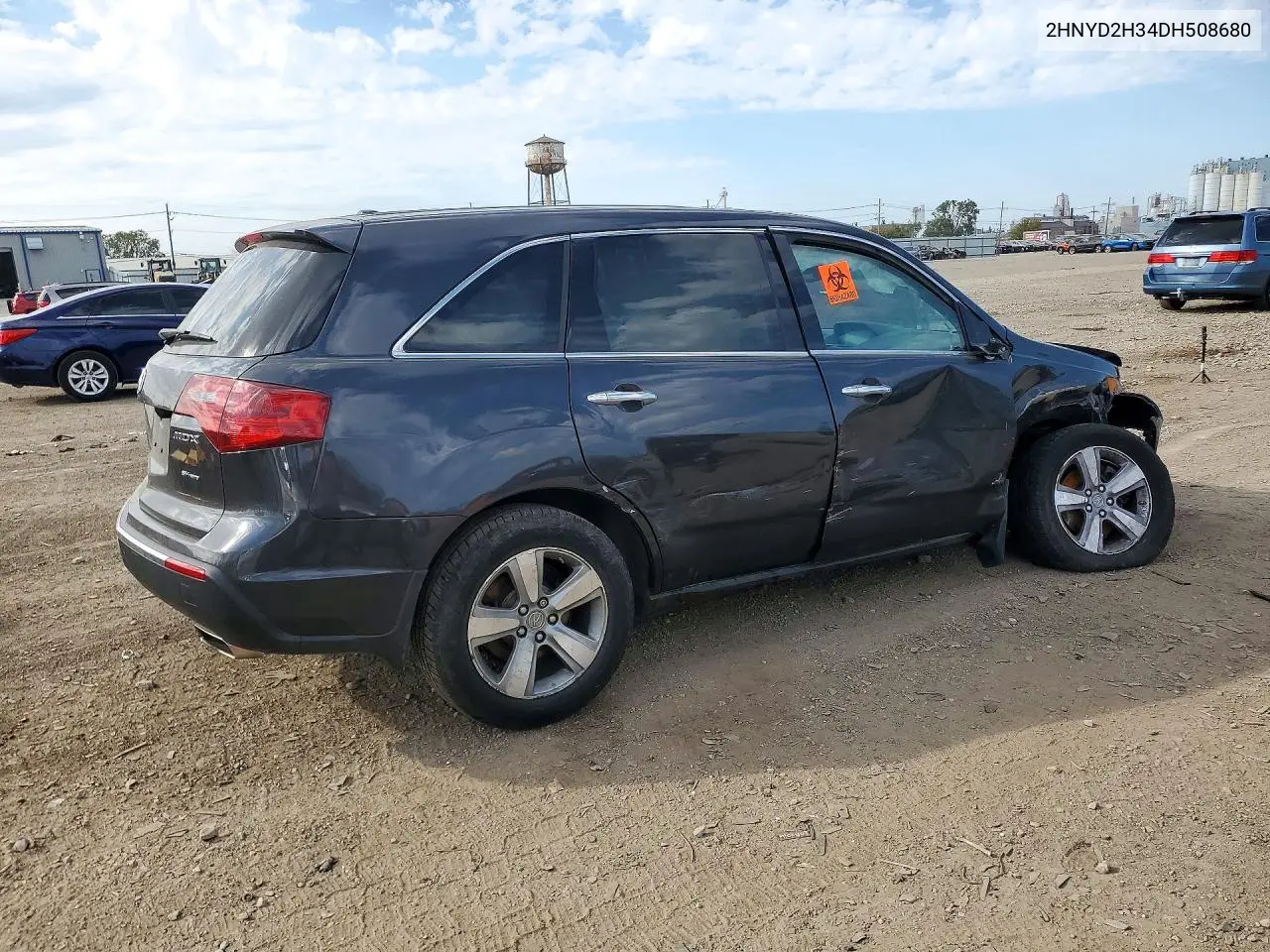 2013 ACURA MDX VIN 2HNYD2H34DH508680 — фото 3