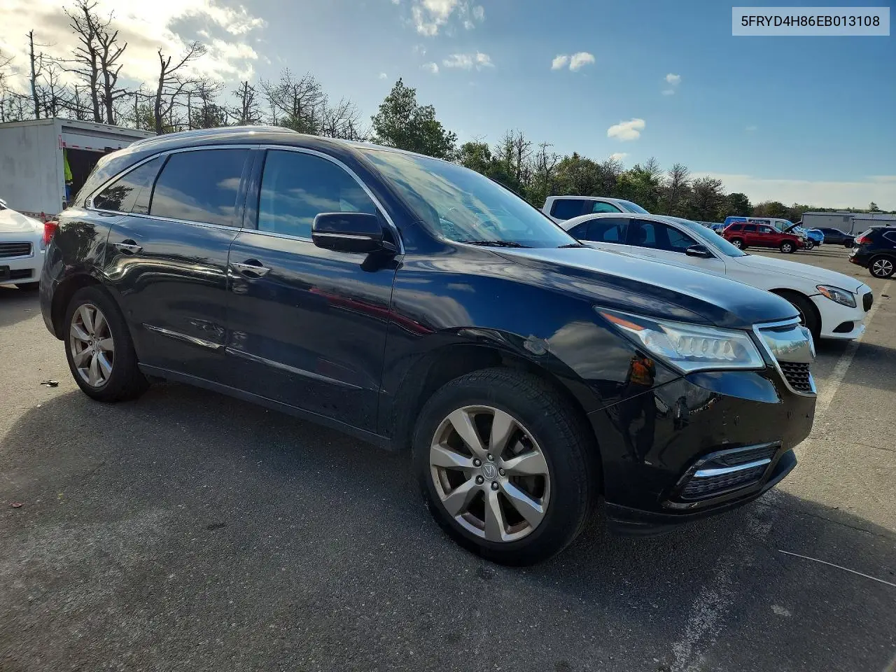 2014 ACURA MDX VIN 5FRYD4H86EB013108 — фото 4