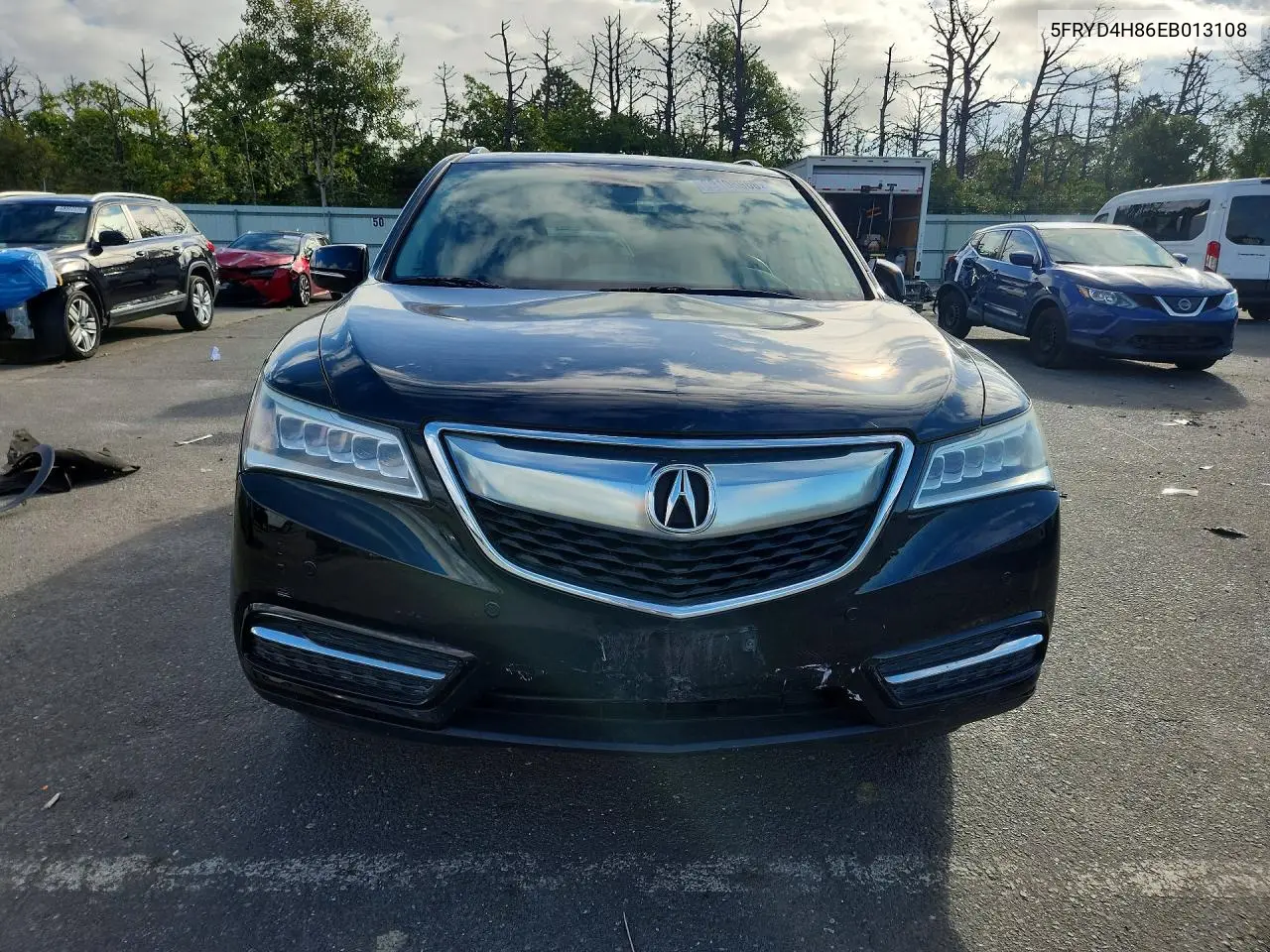 2014 ACURA MDX VIN 5FRYD4H86EB013108 — фото 5