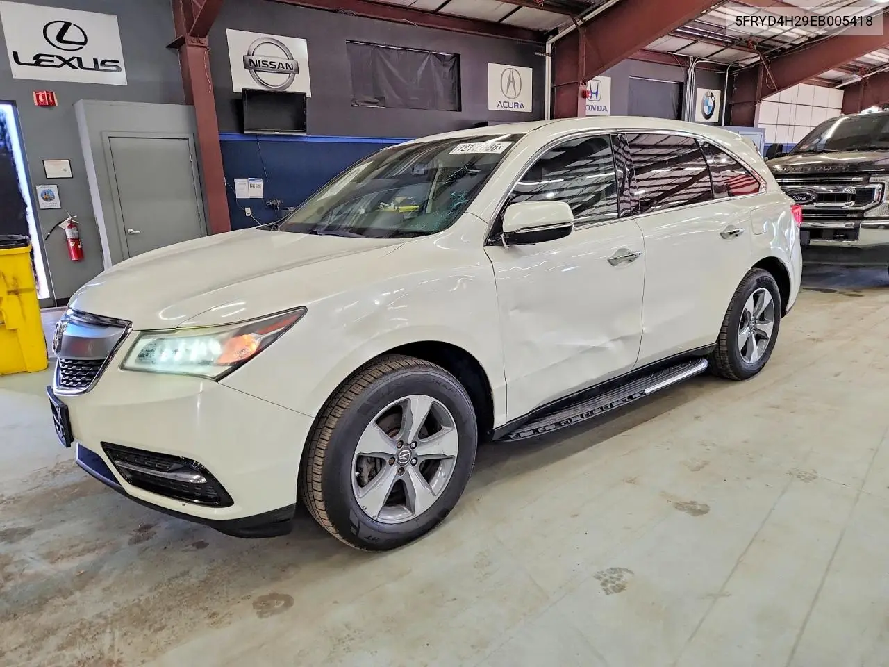 ACURA MDX 2014, VIN 5FRYD4H29EB005418