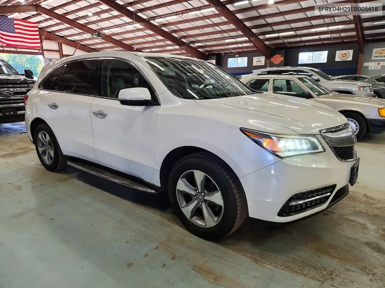 2014 ACURA MDX VIN 5FRYD4H29EB005418 — фото 4