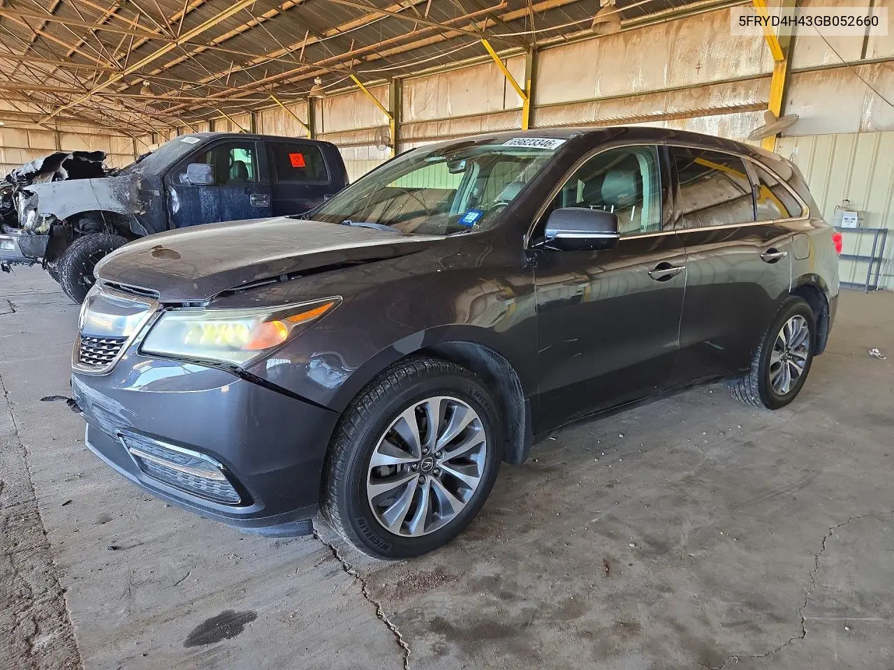 ACURA MDX 2016, VIN 5FRYD4H43GB052660