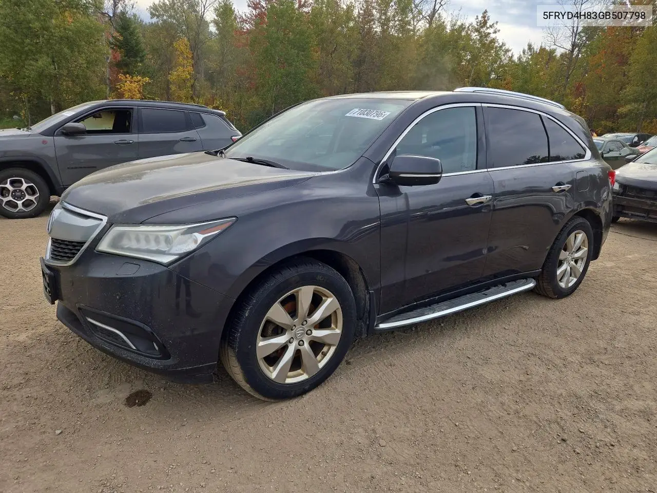 ACURA MDX 2016, VIN 5FRYD4H83GB507798