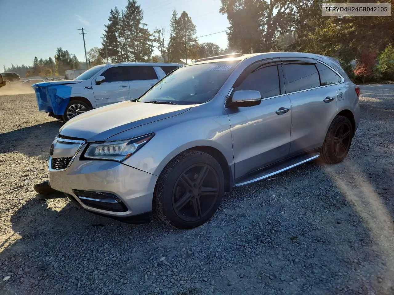 ACURA MDX 2016, VIN 5FRYD4H24GB042105