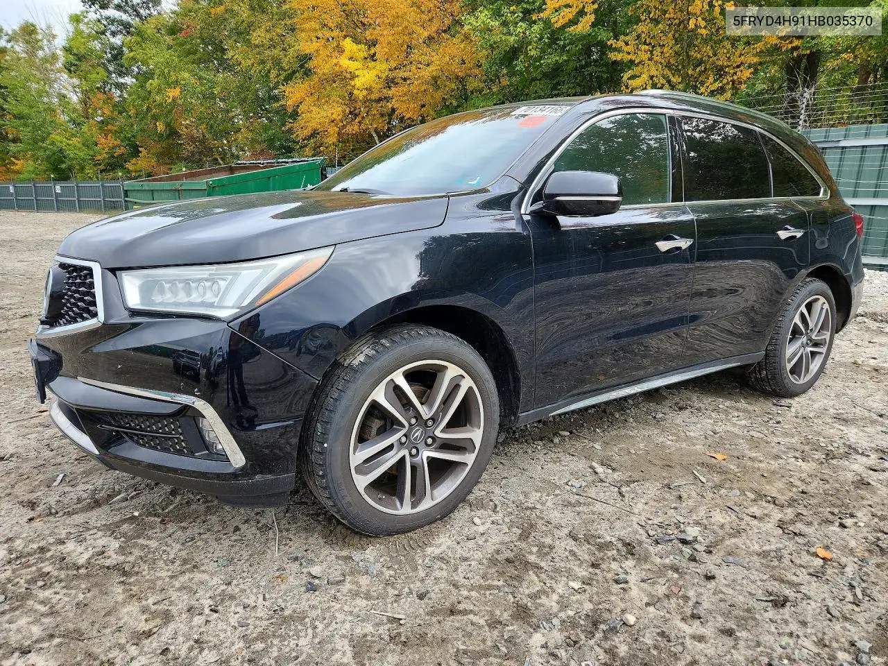 ACURA MDX 2017, VIN 5FRYD4H91HB035370