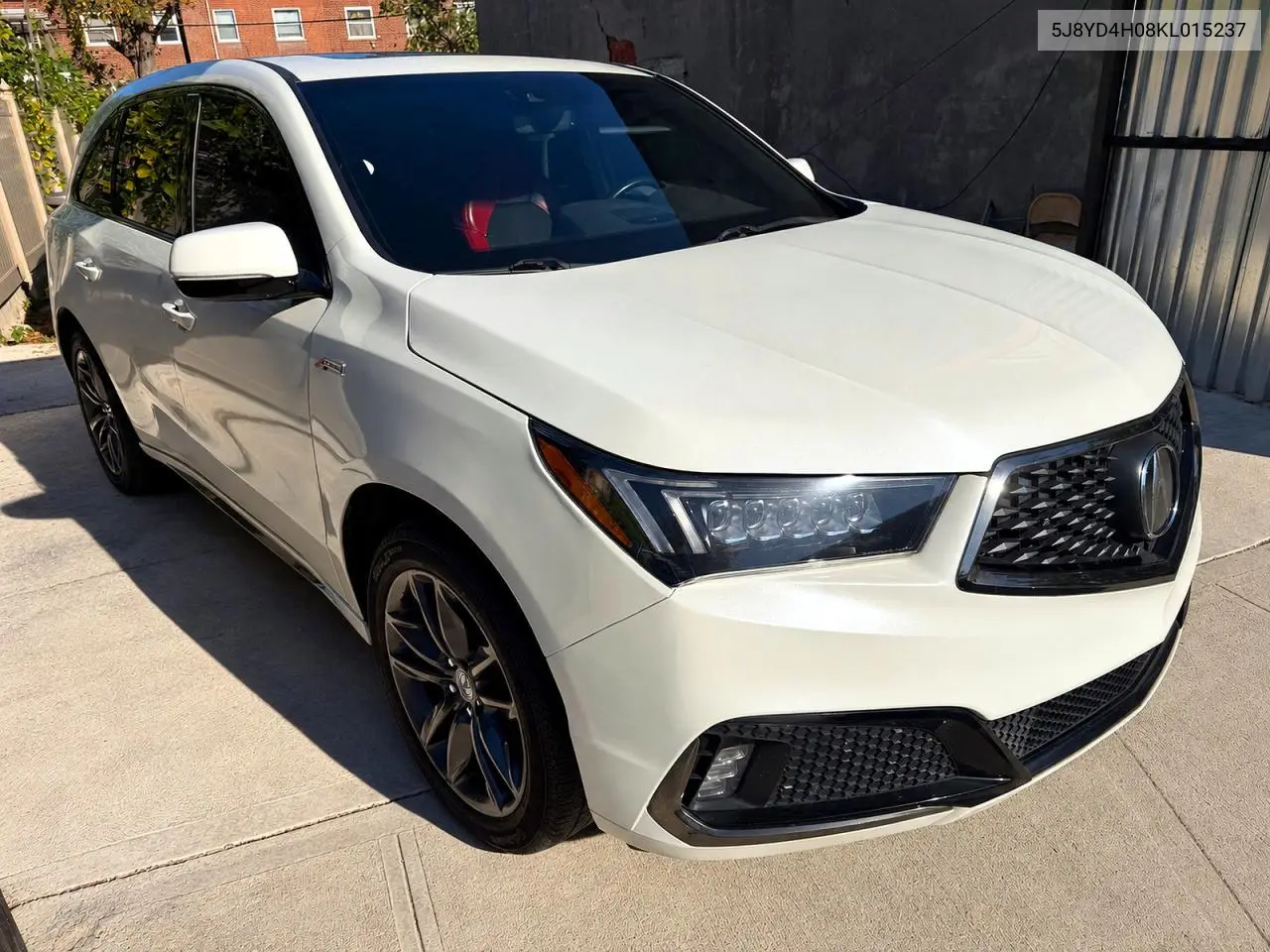 ACURA MDX 2019, VIN 5J8YD4H08KL015237