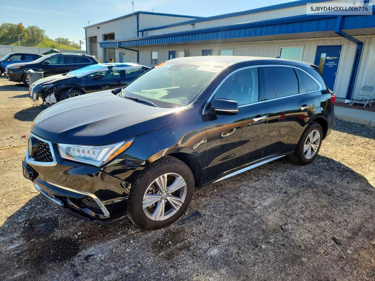 ACURA MDX 2020, VIN 5J8YD4H3XLL006776