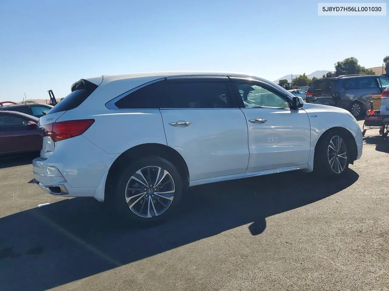 2020 ACURA MDX VIN 5J8YD7H56LL001030 — фото 3