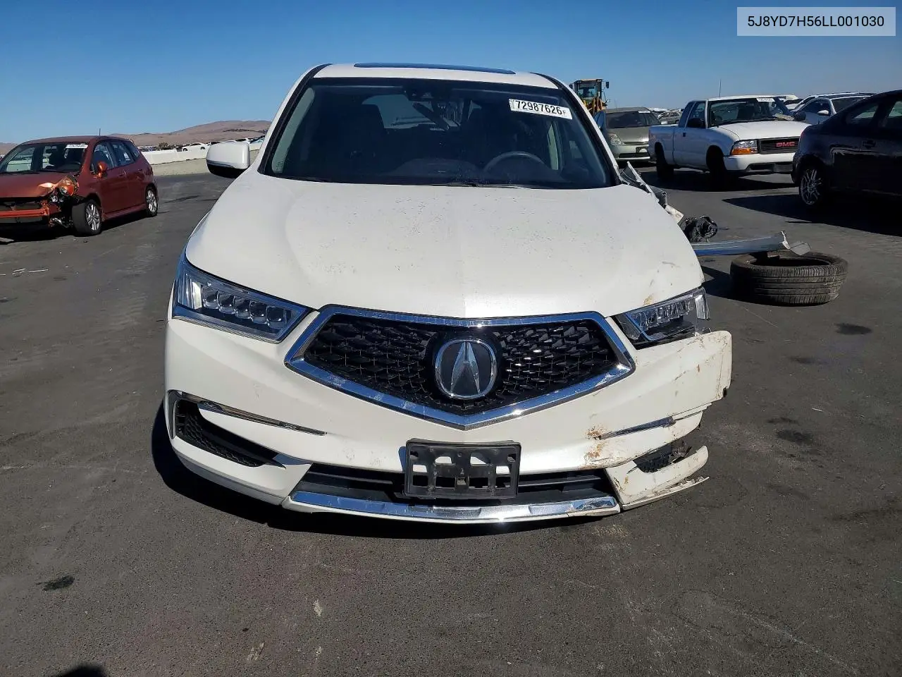 2020 ACURA MDX VIN 5J8YD7H56LL001030 — фото 5