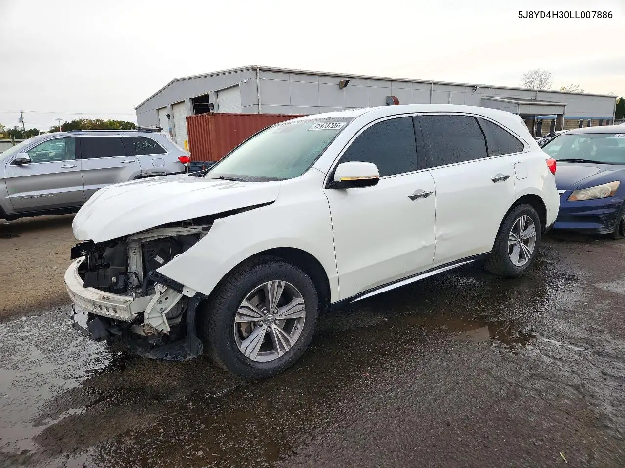 ACURA MDX 2020, VIN 5J8YD4H30LL007886