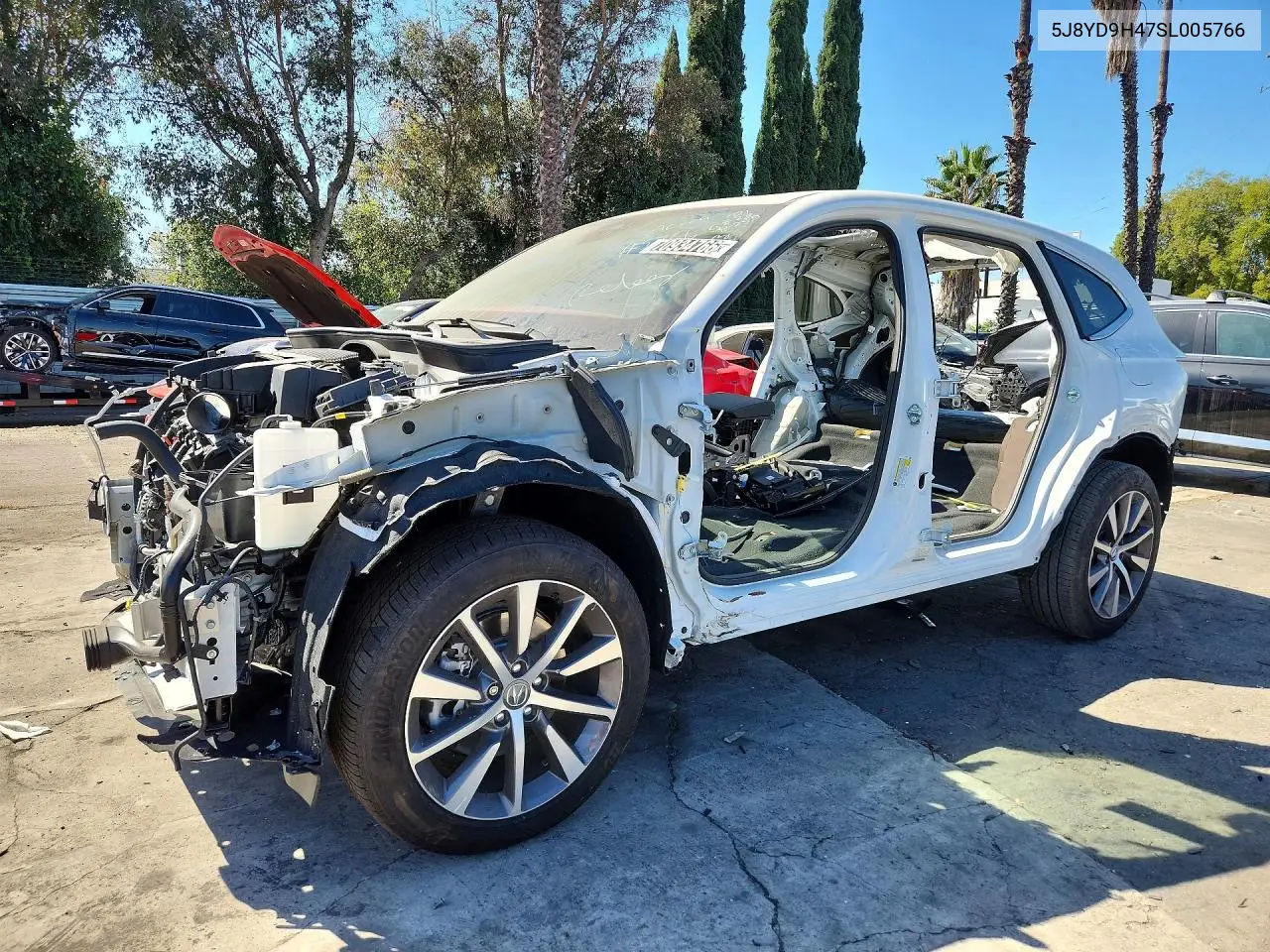 ACURA MDX 2025, VIN 5J8YD9H47SL005766