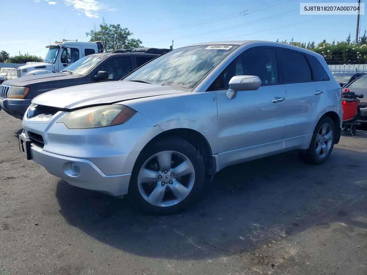 ACURA RDX 2007, VIN 5J8TB18207A000704