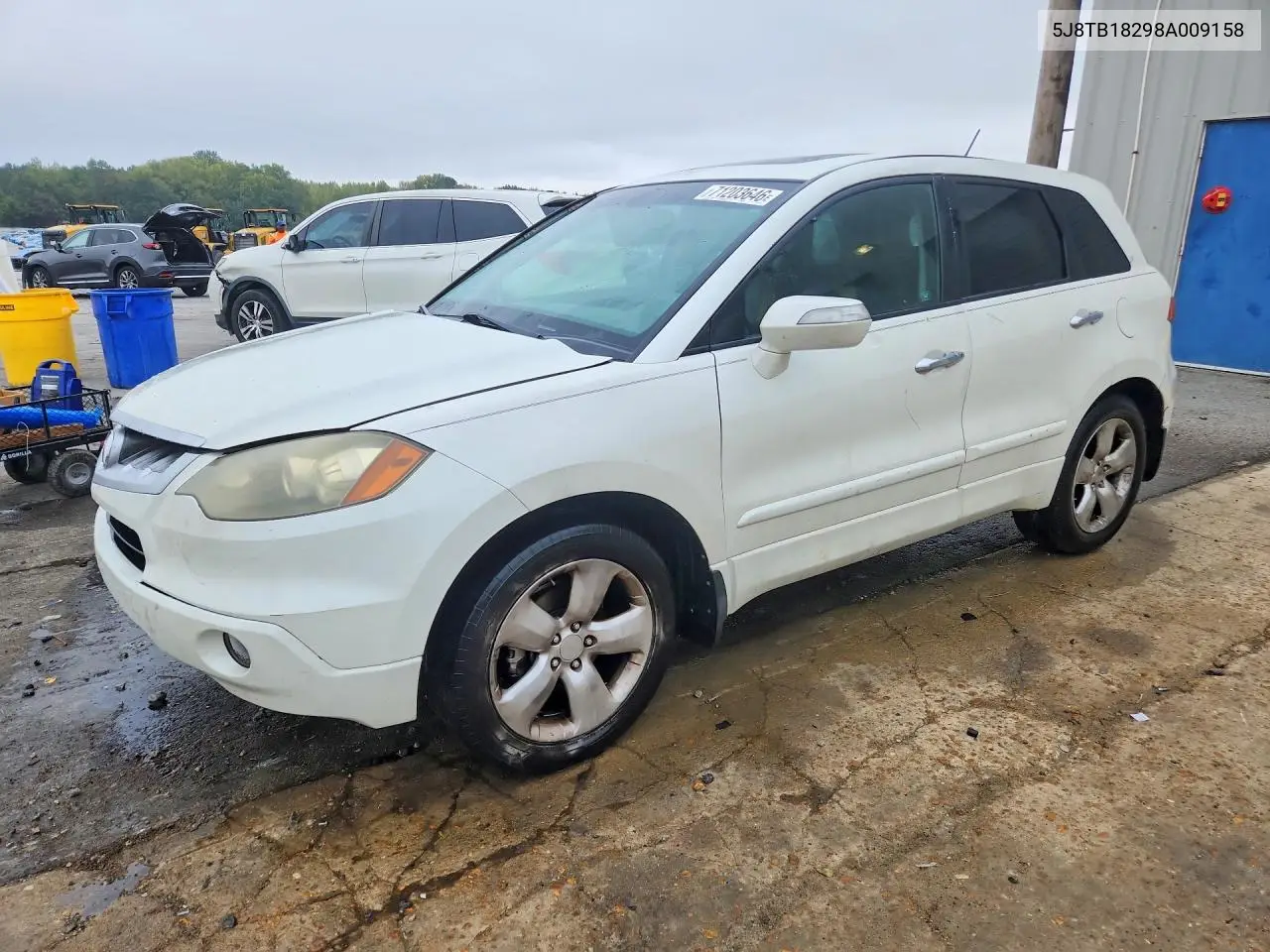 ACURA RDX 2008, VIN 5J8TB18298A009158