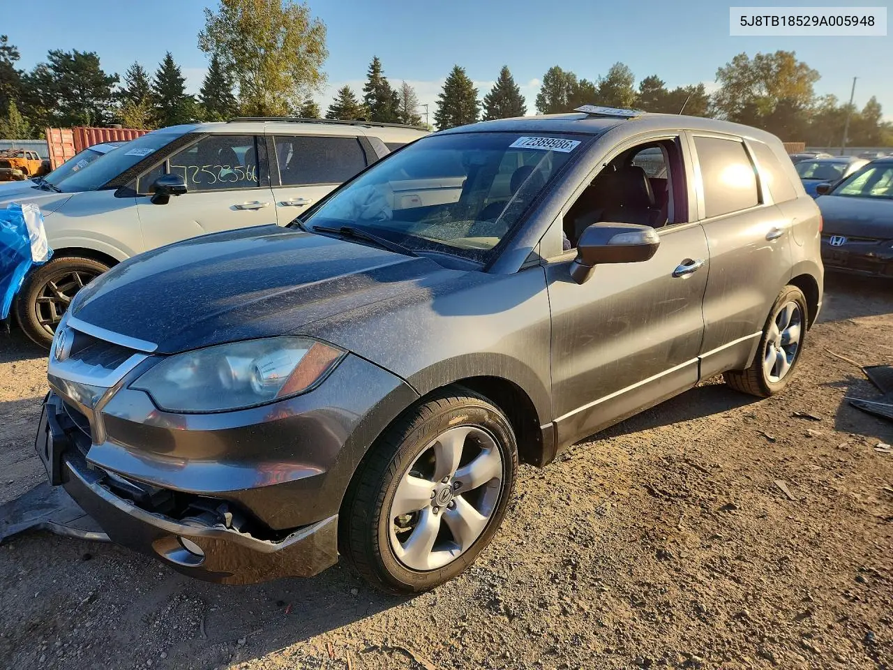ACURA RDX 2009, VIN 5J8TB18529A005948