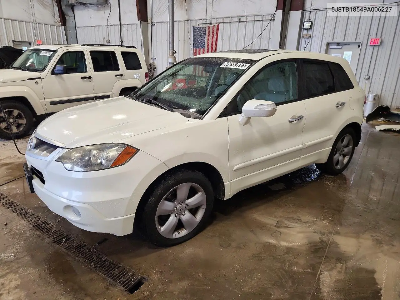 ACURA RDX 2009, VIN 5J8TB18549A006227