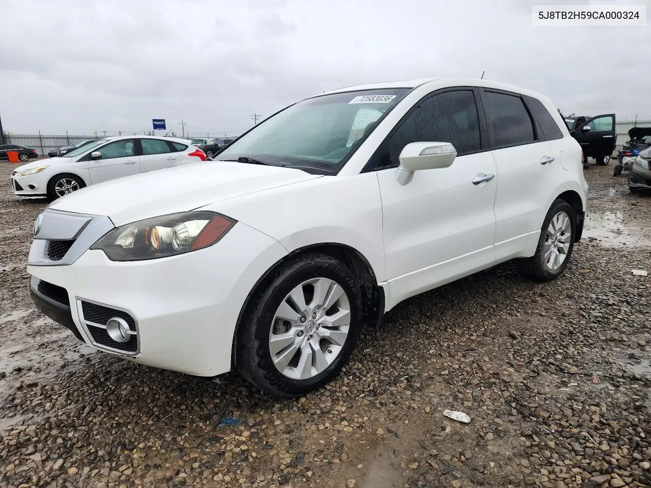ACURA RDX 2012, VIN 5J8TB2H59CA000324