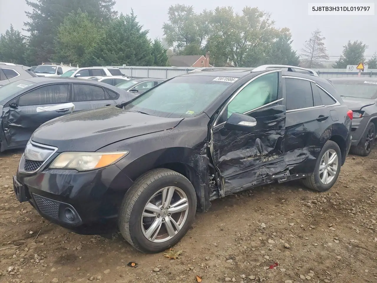 ACURA RDX 2013, VIN 5J8TB3H31DL019797