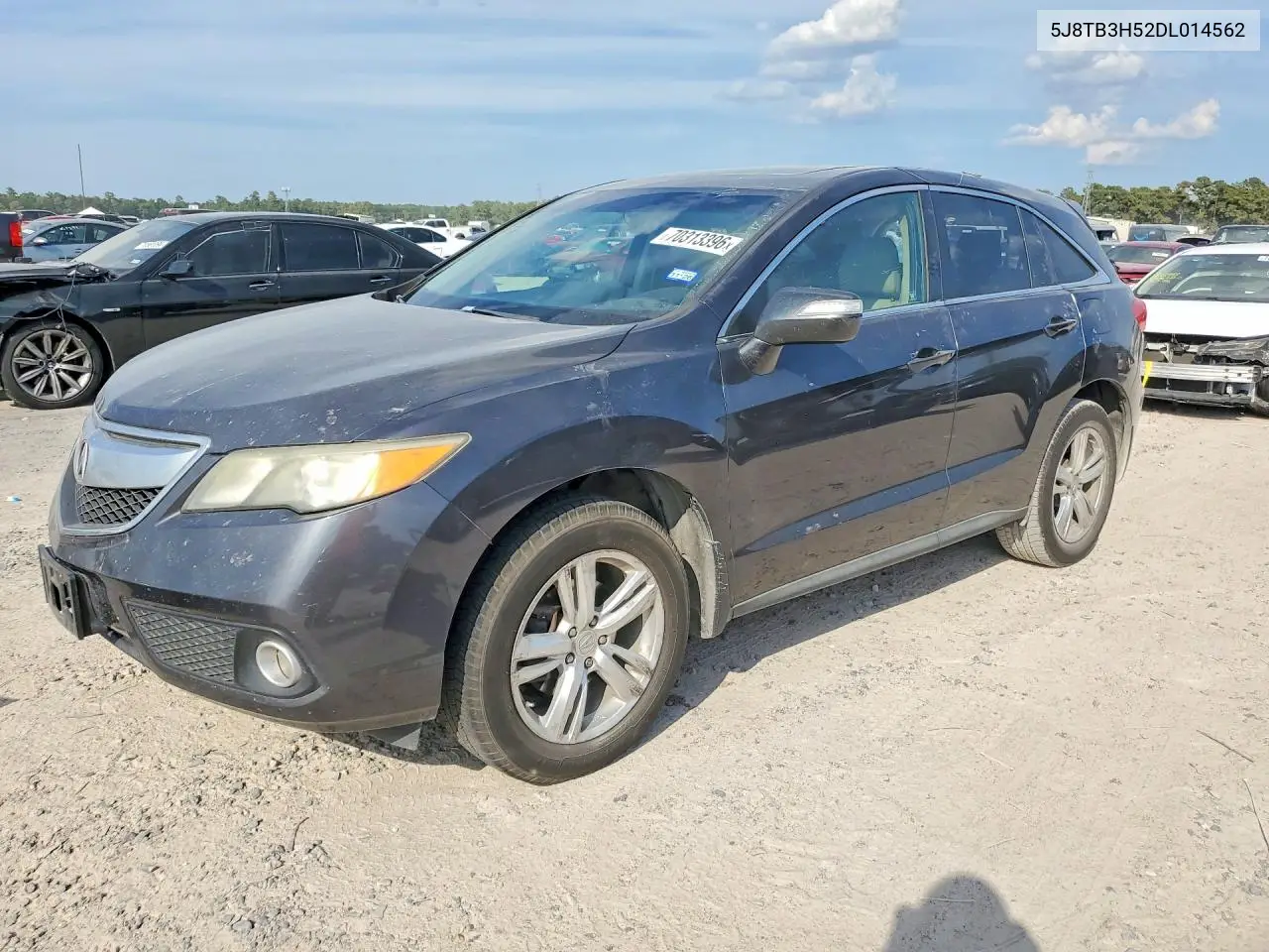 ACURA RDX 2013, VIN 5J8TB3H52DL014562