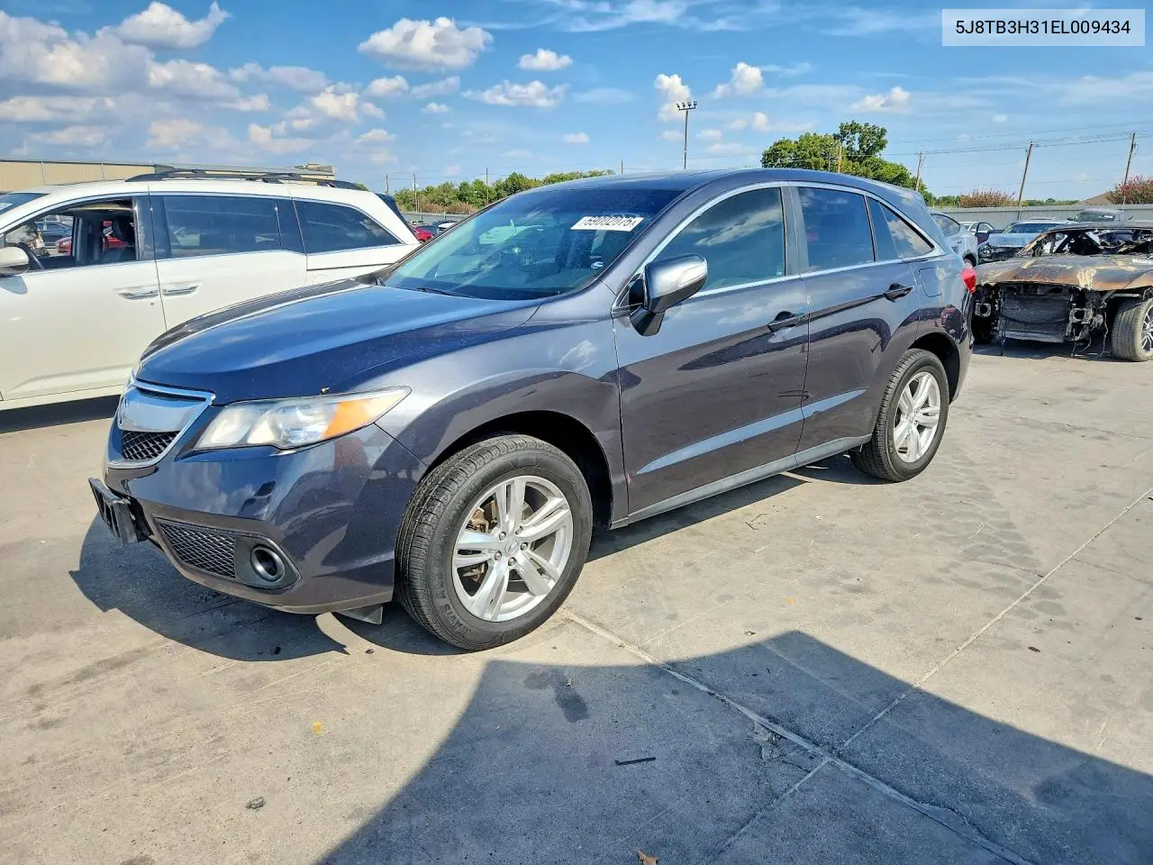 ACURA RDX 2014, VIN 5J8TB3H31EL009434