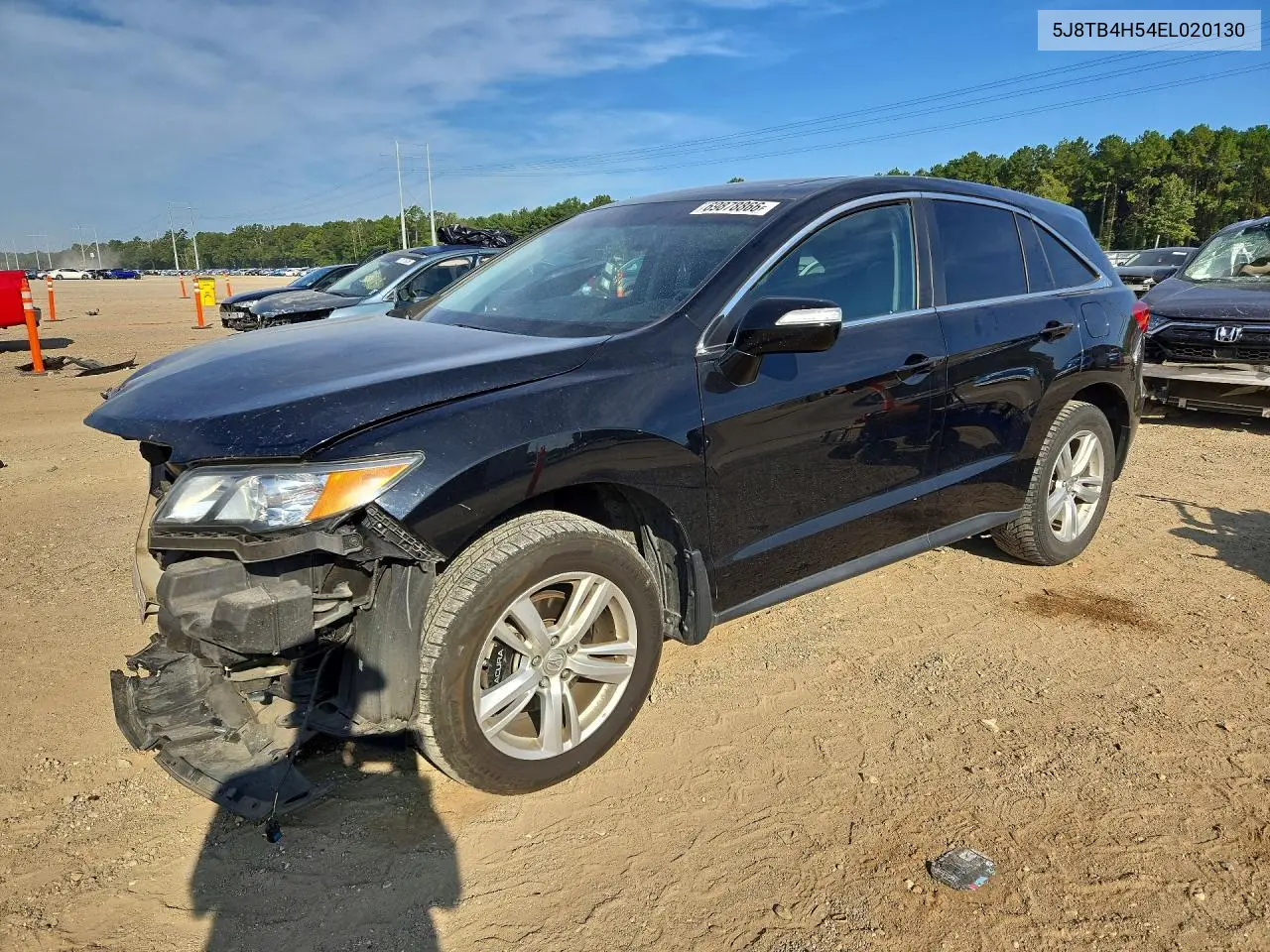 ACURA RDX 2014, VIN 5J8TB4H54EL020130