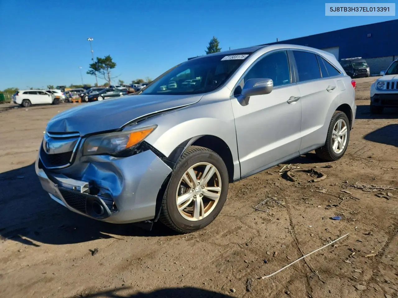 ACURA RDX 2014, VIN 5J8TB3H37EL013391