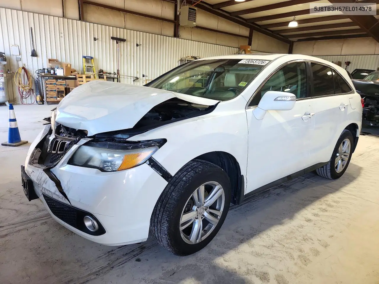 ACURA RDX 2014, VIN 5J8TB3H57EL014378