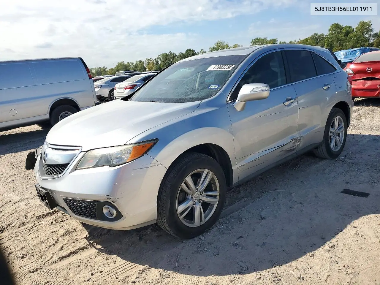 ACURA RDX 2014, VIN 5J8TB3H56EL011911