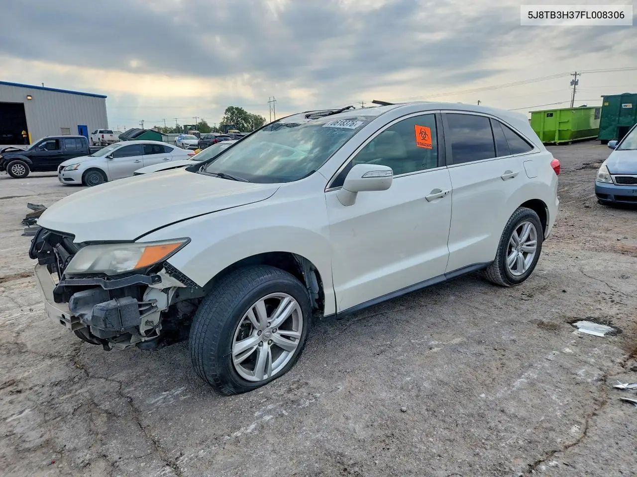 ACURA RDX 2015, VIN 5J8TB3H37FL008306