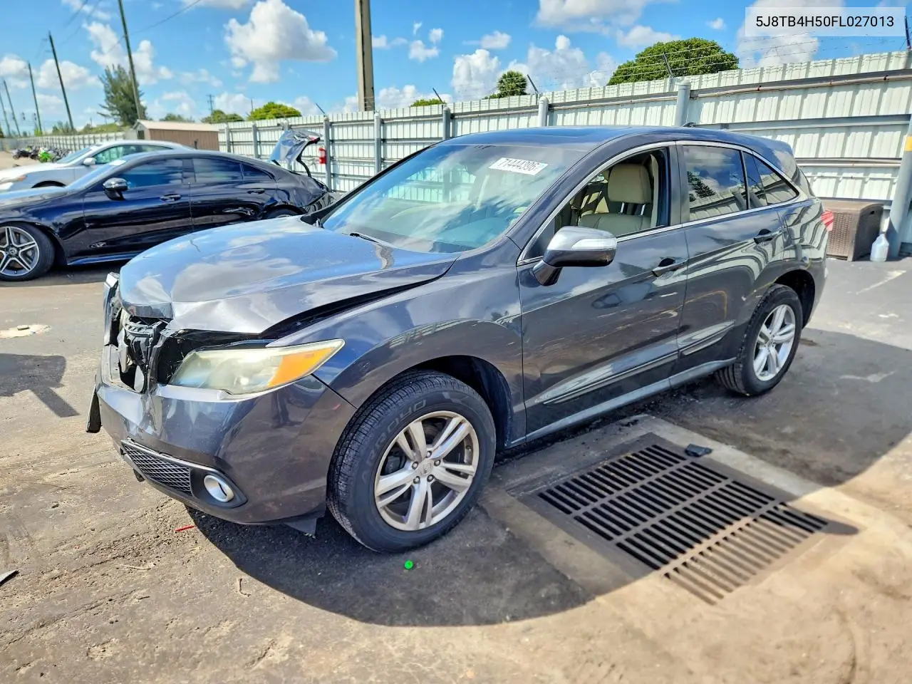 ACURA RDX 2015, VIN 5J8TB4H50FL027013