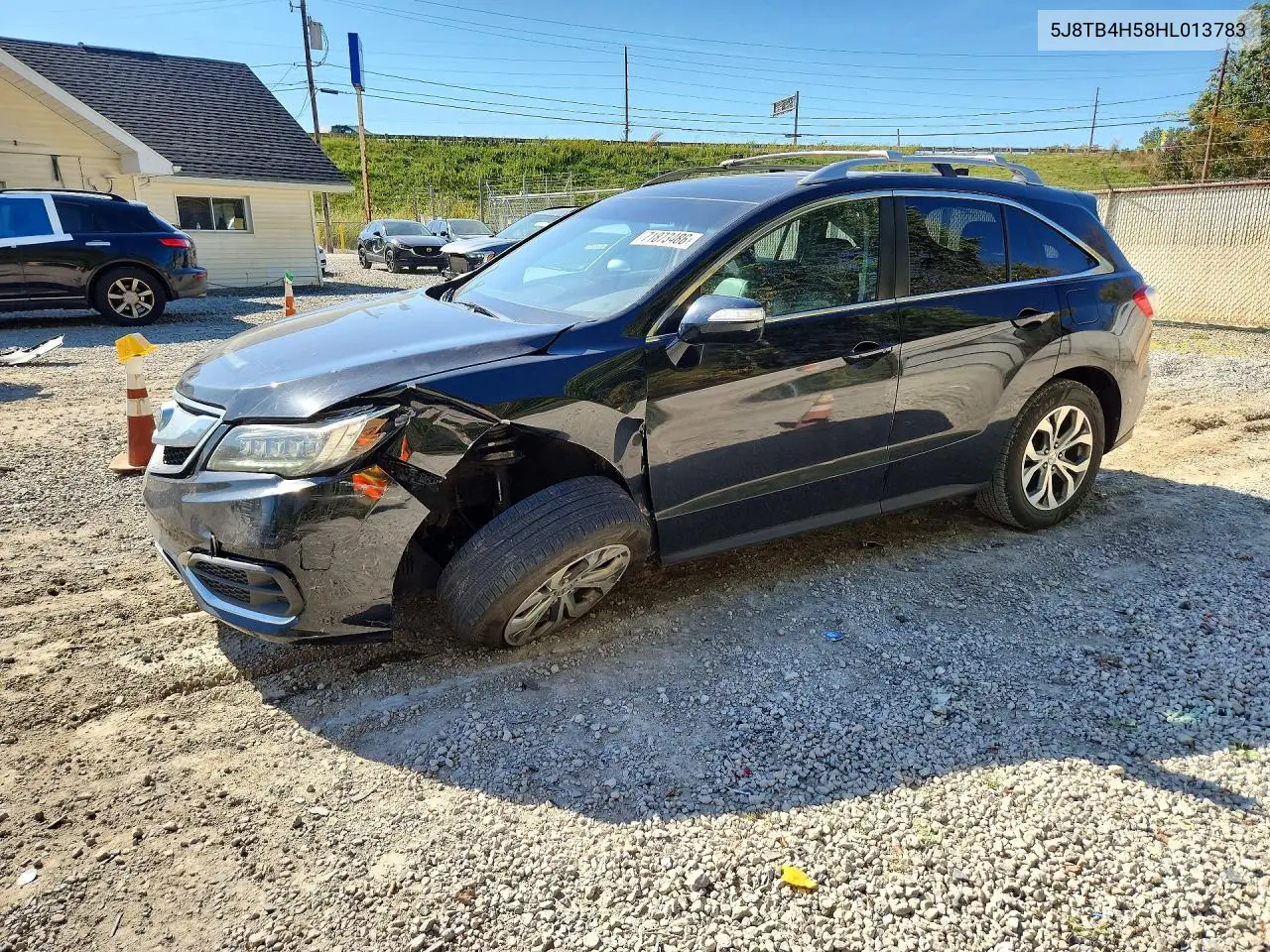 ACURA RDX 2017, VIN 5J8TB4H58HL013783