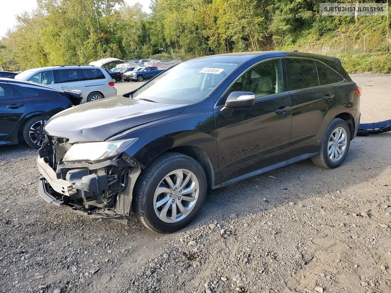 ACURA RDX 2018, VIN 5J8TB3H51JL015195