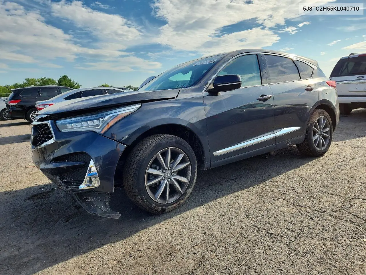 ACURA RDX 2019, VIN 5J8TC2H55KL040710