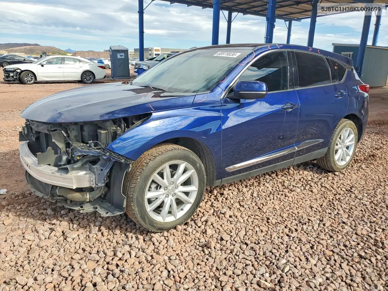 ACURA RDX 2019, VIN 5J8TC1H38KL009699