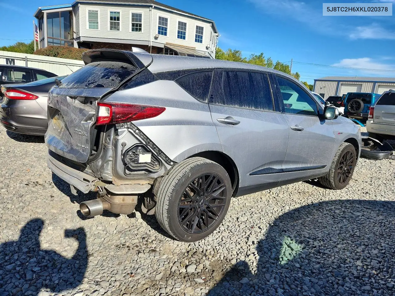 2019 ACURA RDX VIN 5J8TC2H6XKL020378 — фото 3