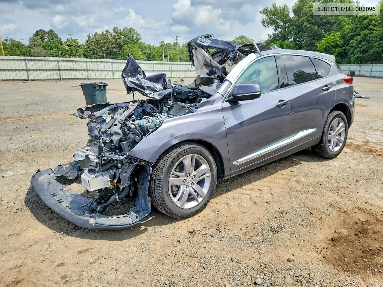 ACURA RDX 2020, VIN 5J8TC1H78LL003096