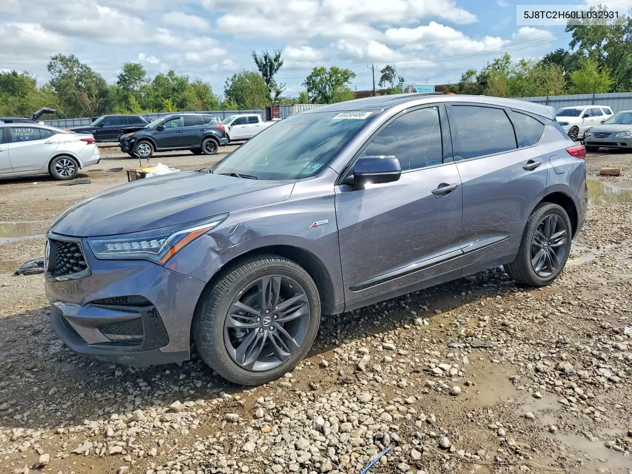 ACURA RDX 2020, VIN 5J8TC2H60LL032931