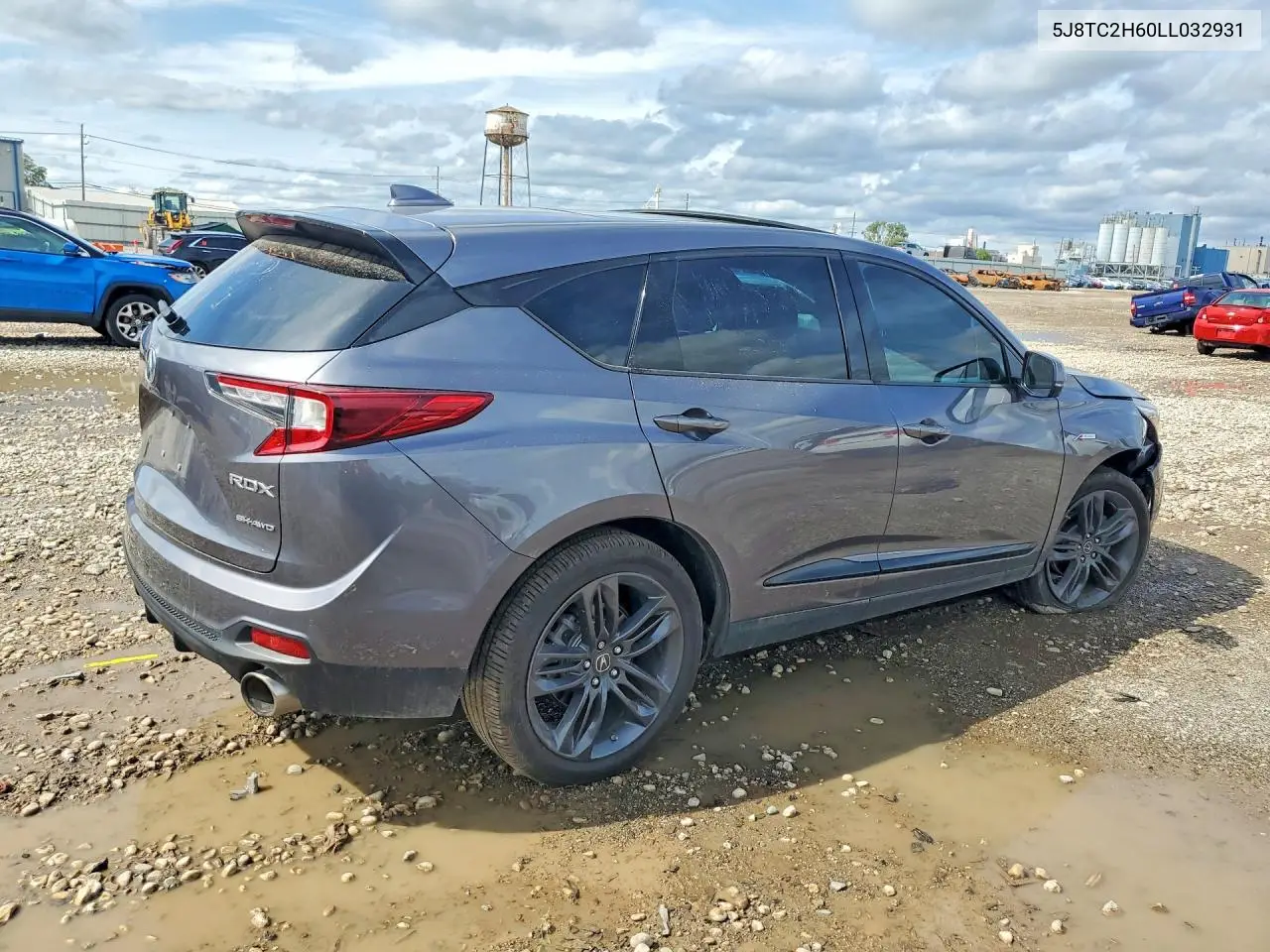 2020 ACURA RDX VIN 5J8TC2H60LL032931 — фото 3