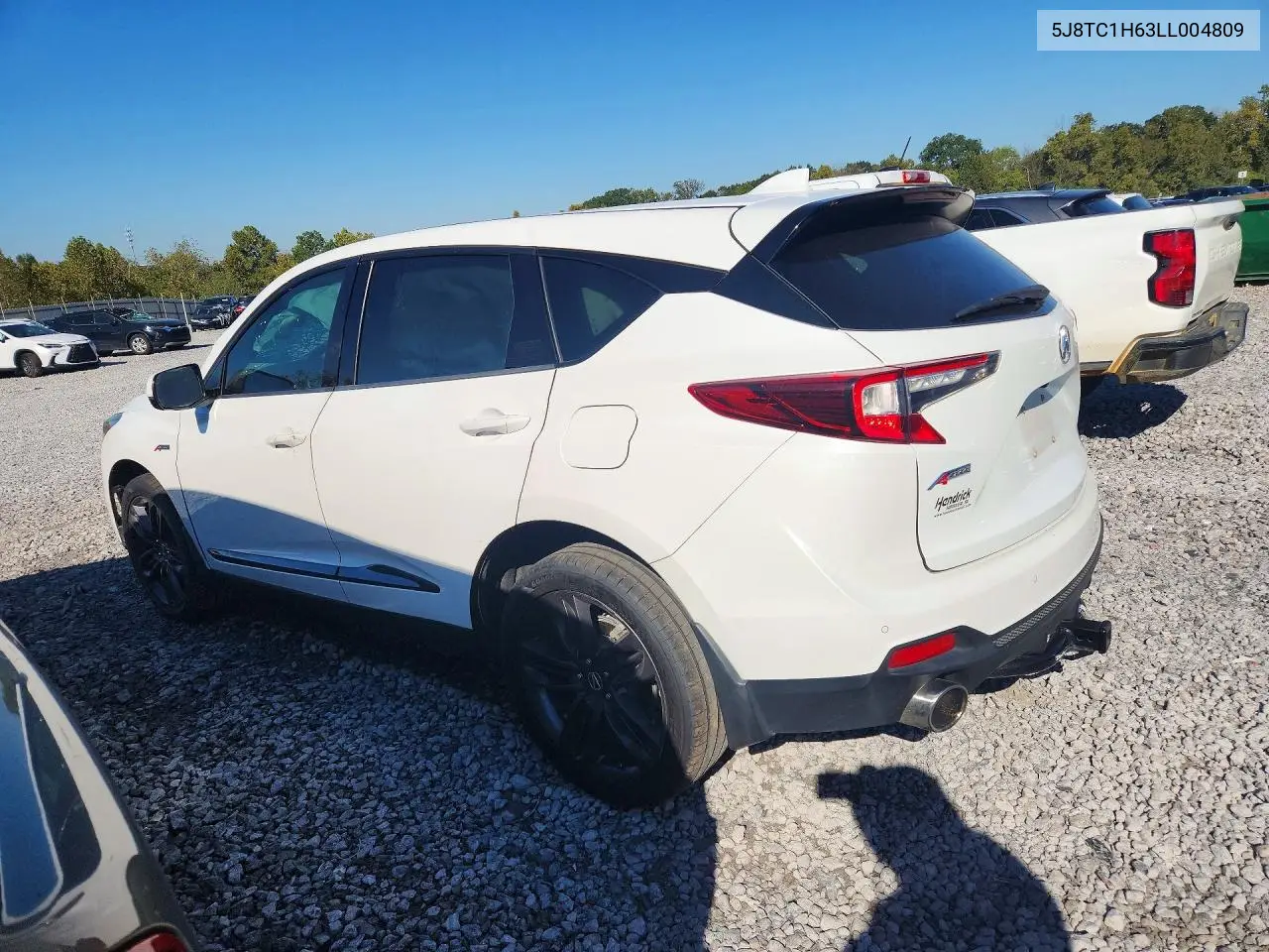 2020 ACURA RDX VIN 5J8TC1H63LL004809 — фото 2