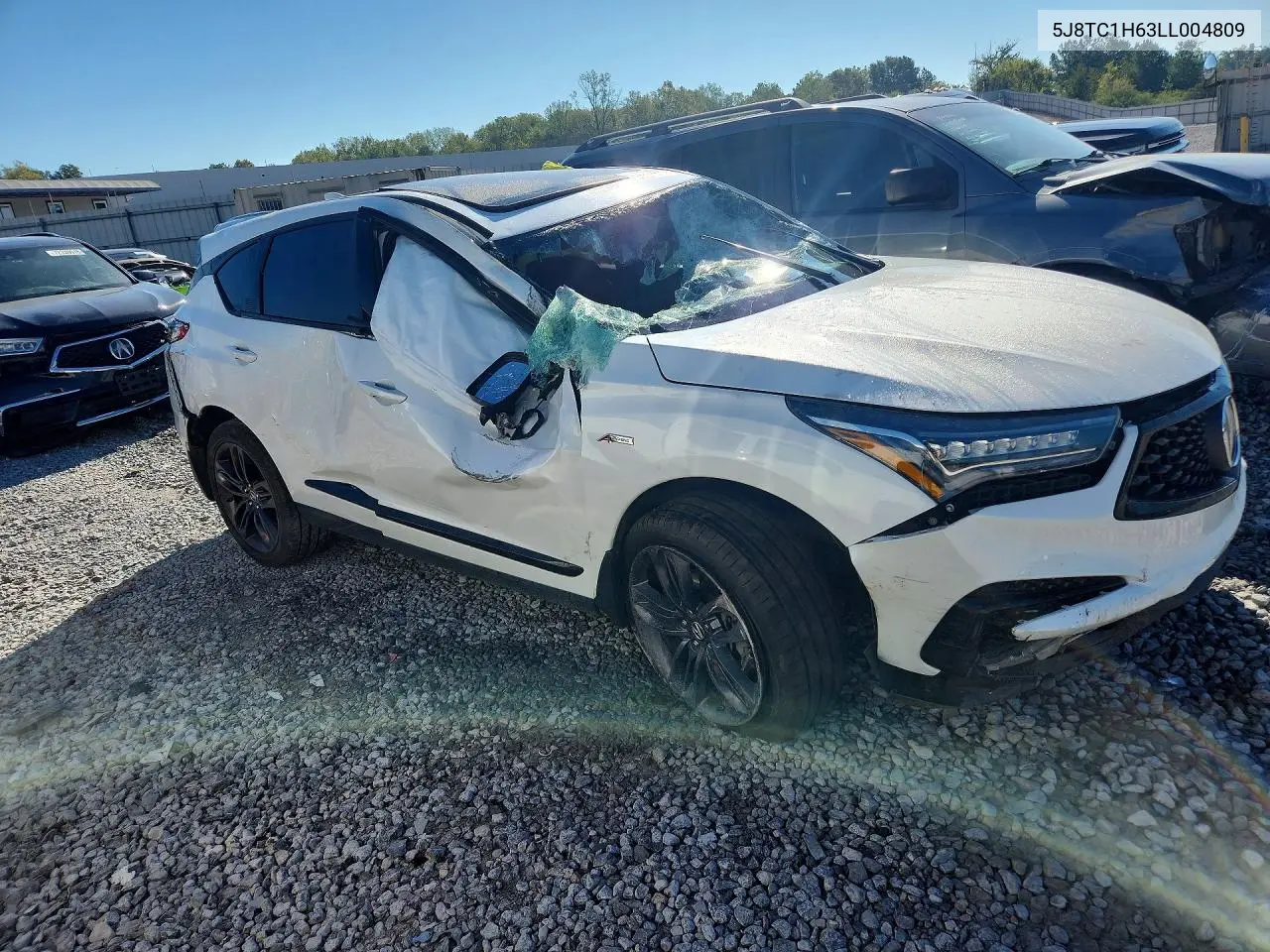 2020 ACURA RDX VIN 5J8TC1H63LL004809 — фото 4