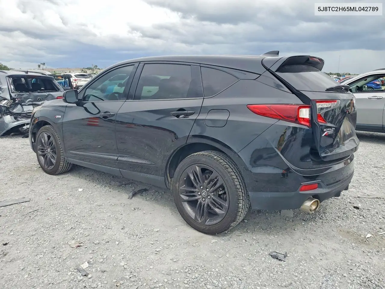 2021 ACURA RDX VIN 5J8TC2H65ML042789 — фото 2