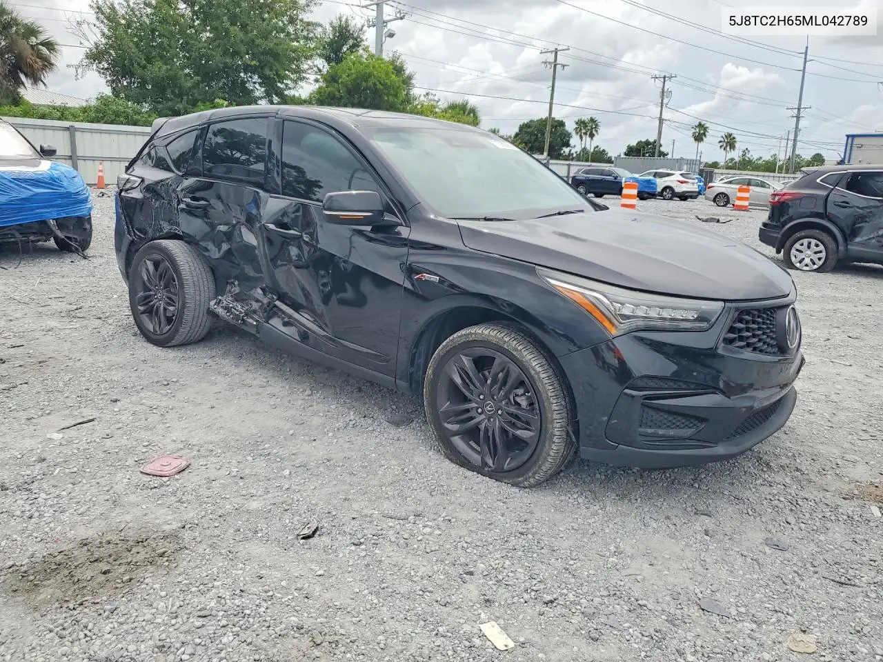 2021 ACURA RDX VIN 5J8TC2H65ML042789 — фото 4