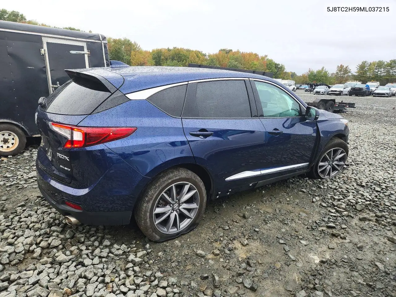 2021 ACURA RDX VIN 5J8TC2H59ML037215 — фото 3