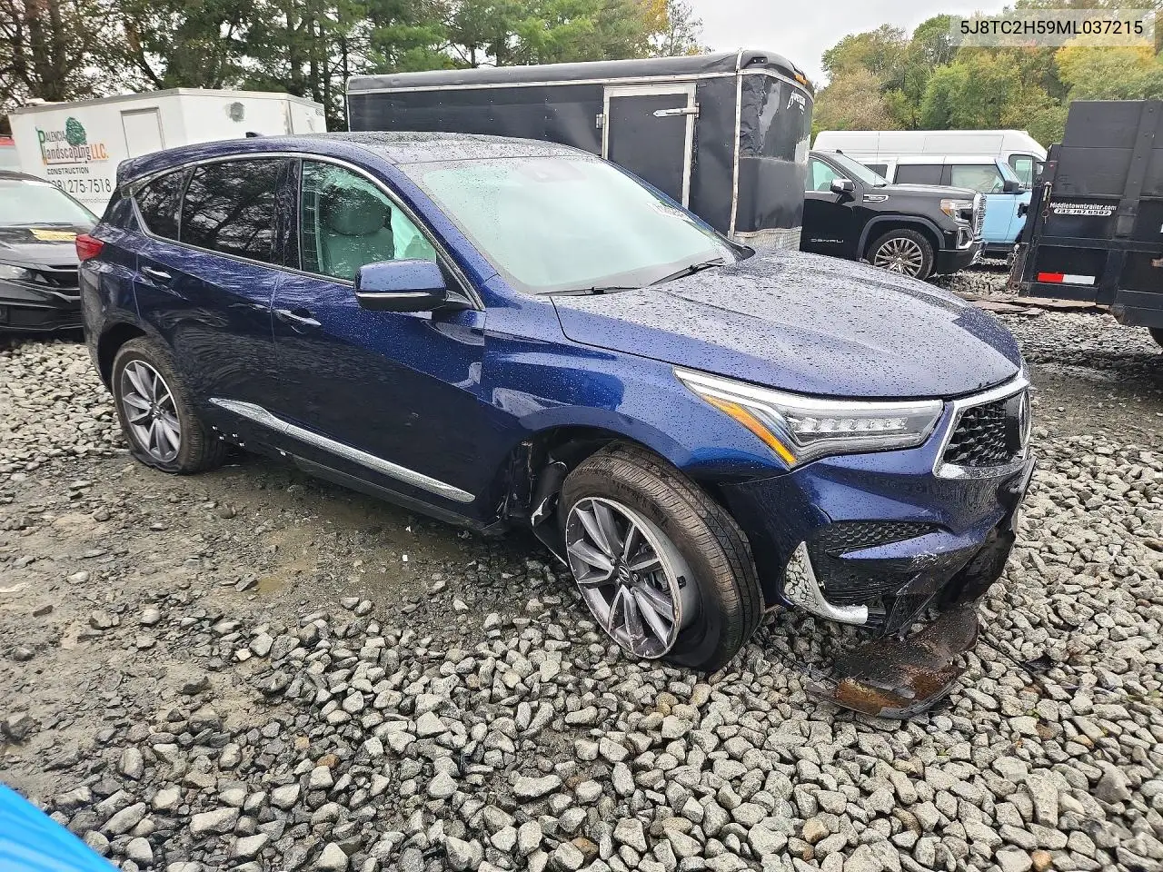 2021 ACURA RDX VIN 5J8TC2H59ML037215 — фото 4
