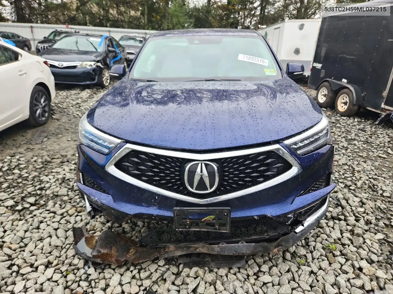 2021 ACURA RDX VIN 5J8TC2H59ML037215 — фото 5