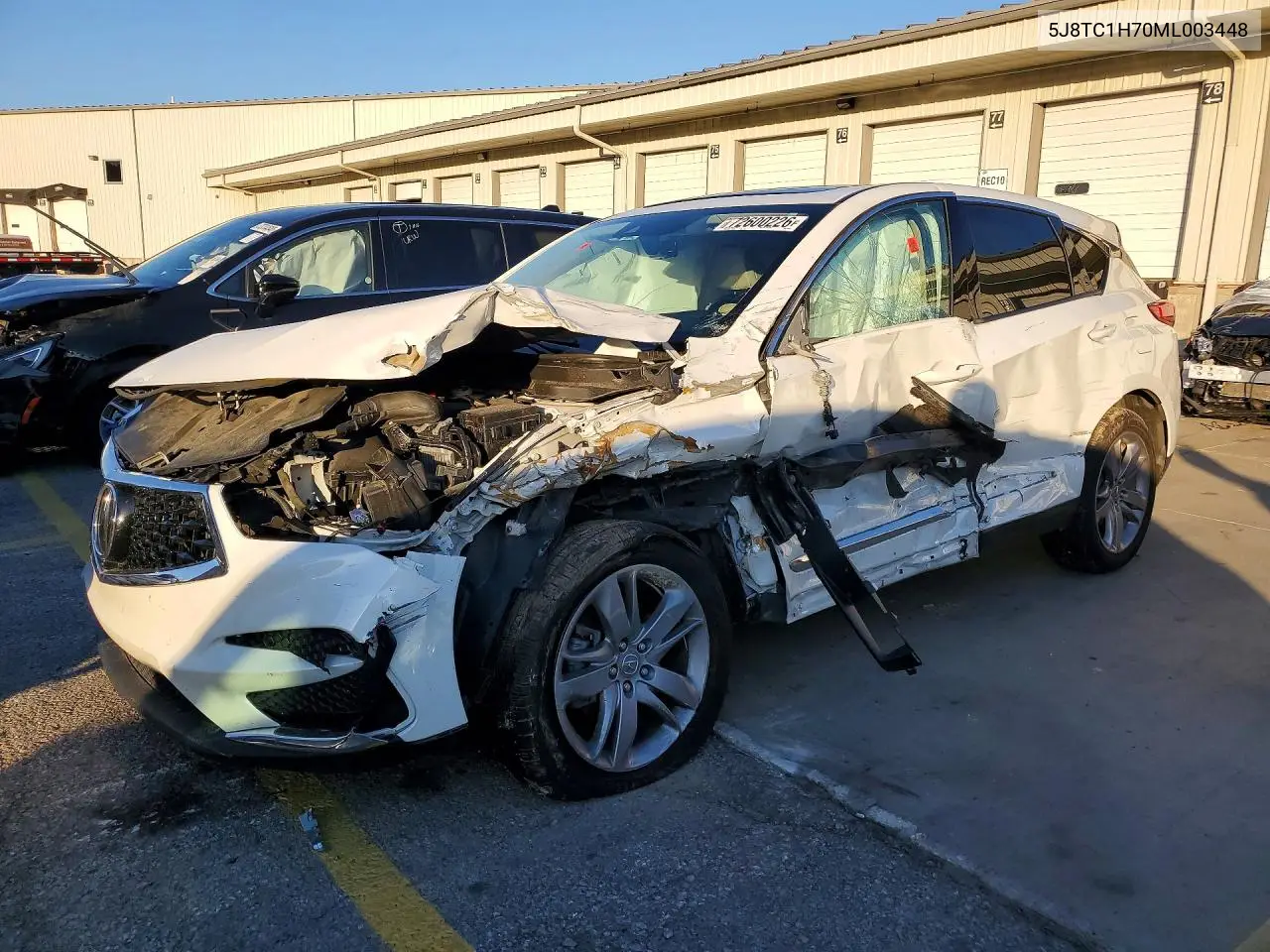 ACURA RDX 2021, VIN 5J8TC1H70ML003448